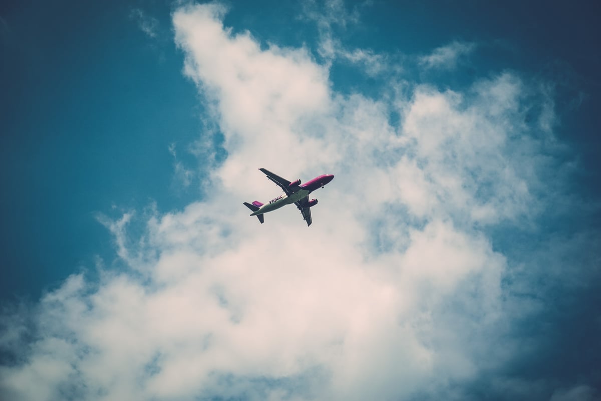 Worm's-eye View Photography of Passenger Plane